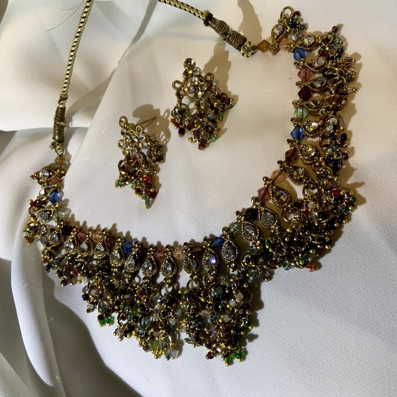 Vintage/Boho Adjustable Collar Style Necklace Set - Picture 2 of 11